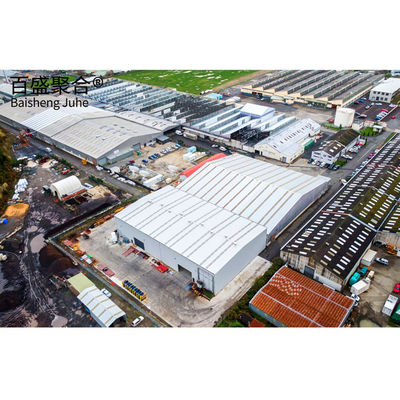 Industriële installaties Gebouw Schuur lay-out met koolstofarme staal structuur Workshop ontwerp