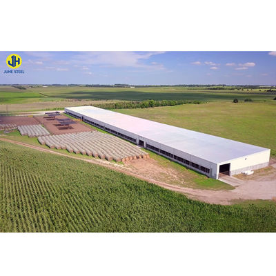 Prefab Steel Frame House For Poultry Farm Lichte staal structuur frame