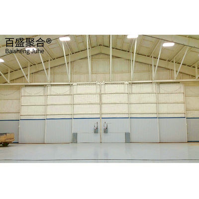 Solid H-vormig staalbalk hoofdframe voor frameless constructie hangar in Saoedi-Arabië