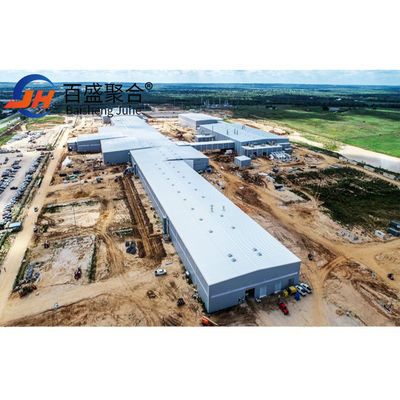 Staalconstructie Metalen voorgefabriceerde opslagplaatsen voor industriële werkplaatsen