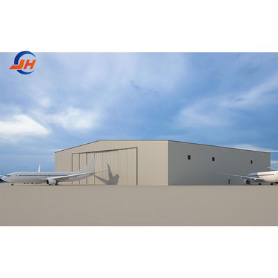 Painted Steel Aircraft Hangar met Prefabricated Structure en C.Z Shape Steel Channel
