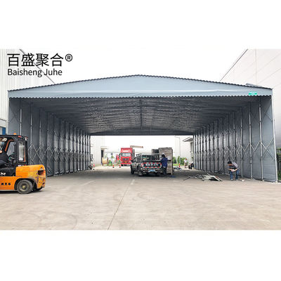Staalmateriaal Intrekbaar Carport Opvouwbaar Garage Awning Tent voor Caravan en Carport