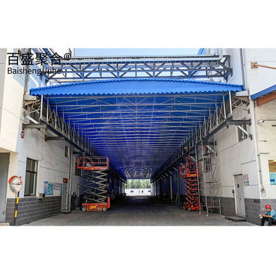 Staalmateriaal Intrekbaar Carport Opvouwbaar Garage Awning Tent voor Caravan en Carport