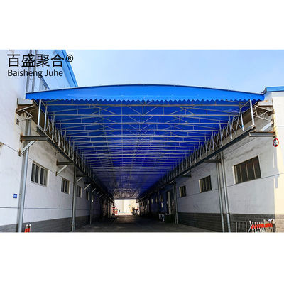 Staalmateriaal Intrekbaar Carport Opvouwbaar Garage Awning Tent voor Caravan en Carport