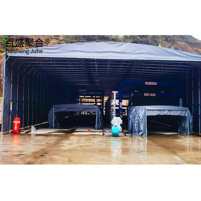 Standaard AiSi Big Car Parking Mobiele Draagbare Metalen Ruimte Tent