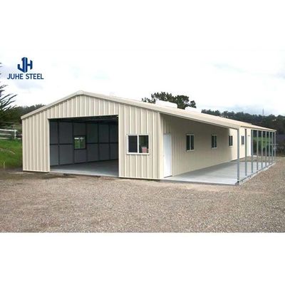 Laagkoolstofstaal Makkelijk te monteren Metalen Carports Schuur Dakontwerp Structurele staal Auto Garage