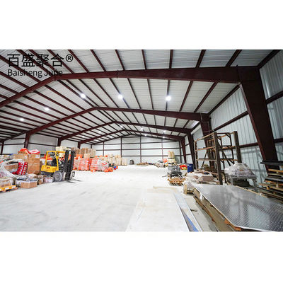 ISO9001 2008/CE/BV gecertificeerd staal frame magazijngebouw geprefabriceerde structuur