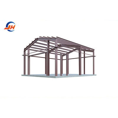 Hoofdstructuur Sectie Coulmn Steel Frame Workshop voor groene garage in prefab