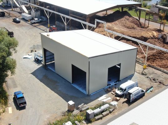 Prefab-gebouwen Prijzen Staal Mobiele magazijnen Bouwmaterialen Tolerantie ±1%