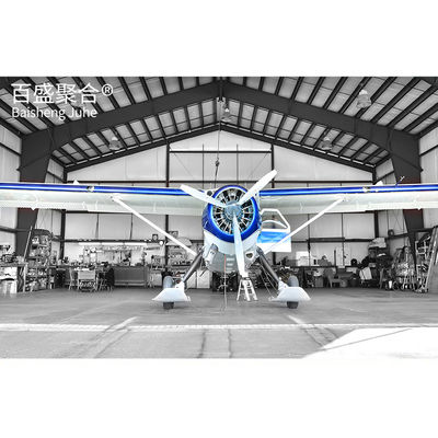 Hangarwerkplaats met laag koolstofgehalte met multifunctioneel geprefabriceerd staal