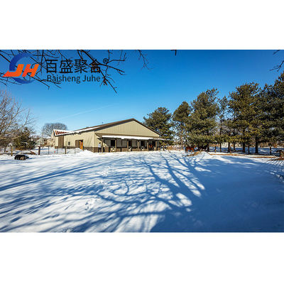Industrial Warehouse Prefabricated Workshop met Solid H-Shape Steel Beam Main Frame