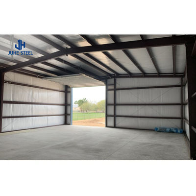 Q235B/Q345B laagkoolstofstaal 100*100*9m Prefab staal magazijn voor hangar werkplaats