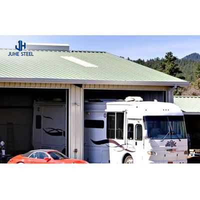 Voorgefabriceerde lichte staalstructuur Garage/Shed Tolerantie ±1% voor een perfecte parkeeroplossing