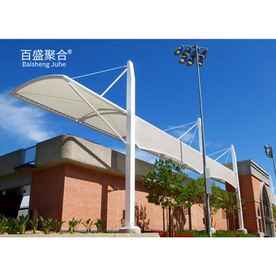 PVC PVDF PTFE Auto Zonnebril Carport Zonnebril Membraan Voor Buiten