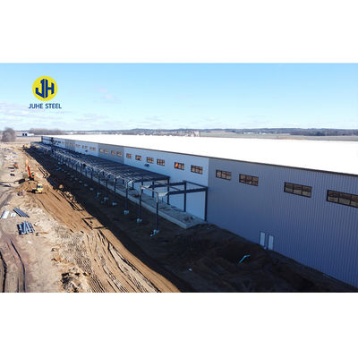 Vaste H-vormige stalen balk voorgefabriceerde metalen magazijn hangar voor tuin schuur/gereedschapshut