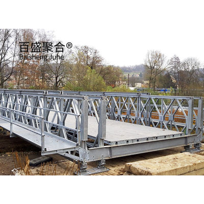 Metalen voetgangersbrug staal wandelbrug voor één rijstrook 4,2 m breedte