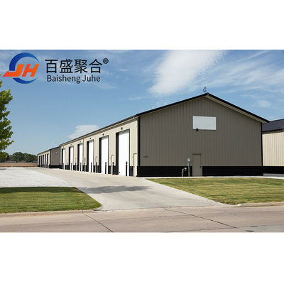 Verkoop Lichte staalconstructie Frame Prefabricated Building Metal Garage met ±1% Tolerantie