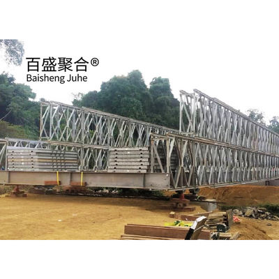 Stalen voetgangersbrug HD200 Brug voor dubbele rijstrook 7,35 m breedte