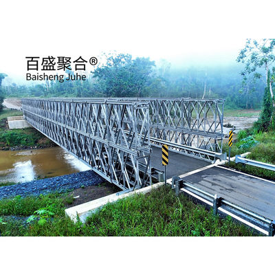 Stalen voetgangersbrug HD200 Brug voor dubbele rijstrook 7,35 m breedte
