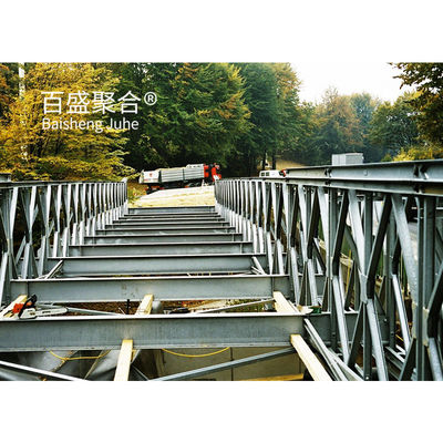 Staal truss frame brug modulair prefab draagbaar HD200 met een totale lengte van 15m-60m
