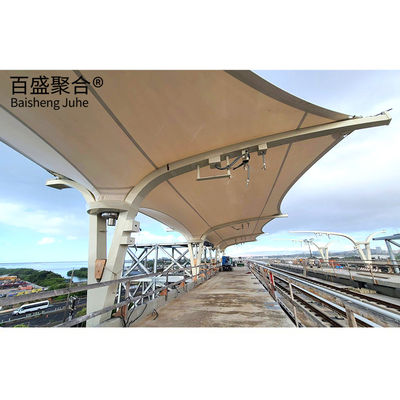 High Rise Workshop Galvanized Steel Structure Building With Tear Strength W/F 400/350N/5CM