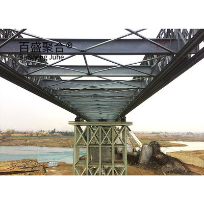 Fast Construction Truss Bailey Bridge met tolerantie ± 1% en Q355/Grade 350/ASTM A992
