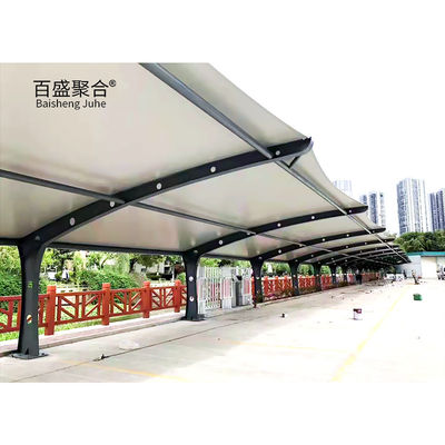 Explosie aluminium pergola canopies waterdicht en warmtebehandeld voor parkeerplaatsen