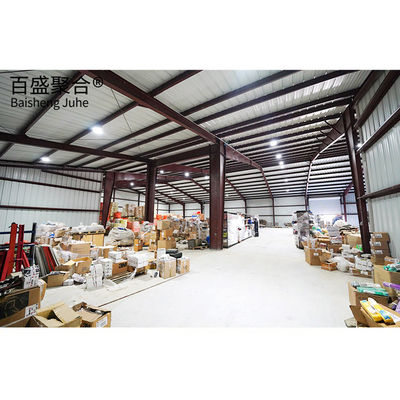 Voorgefabriceerde staalconstructies Warehouse Low Carbon Steel Industrial Shed