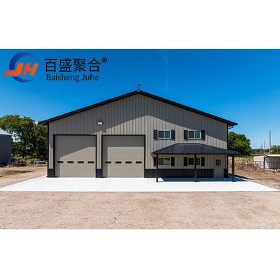 Light Steel Structure Frame Metal Garage met C.Z Shape Purlin en makkelijke installatie