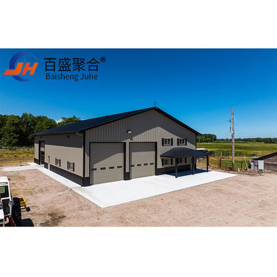 Light Steel Structure Frame Metal Garage met C.Z Shape Purlin en makkelijke installatie