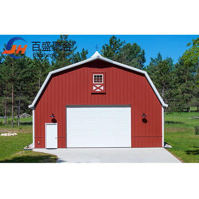 Light Steel Structure Frame Metal Garage met C.Z Shape Purlin en makkelijke installatie