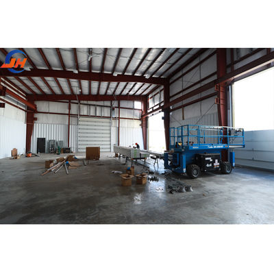 200 Km/h Windbelasting Geprefabriceerd Stalen Frame Structural Warehouse Metalen Gebouw