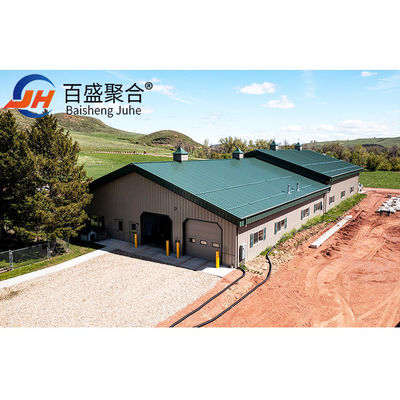 ASTM Standard Customized Small Space Frame Prefab Lichtgewicht Staalstructuur Garage