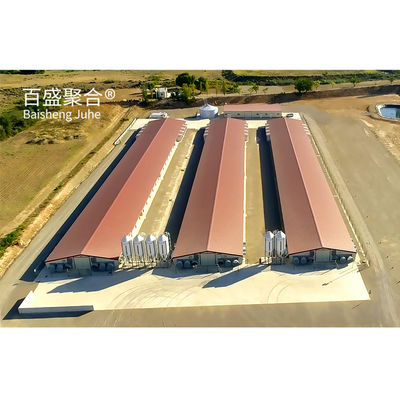 Afdeling Coulmn Hoofdconstructie Staalconstructie Autogarage voor de bouw