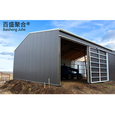 Gepersonaliseerde prefab zware staalstructuur metalen carport garage met solide frame