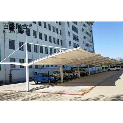 PVDF/PTFE zeil afwerking Stalen structuur 10x20 Metalen Garage Canopy