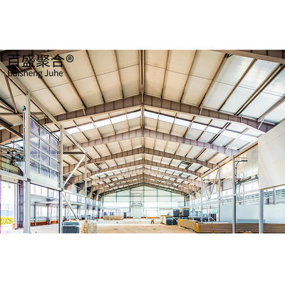 Klasse Q235/Q345B Voorgefabriceerde staalconstructie Voorraadhuisontwerp voor opslag en kraan