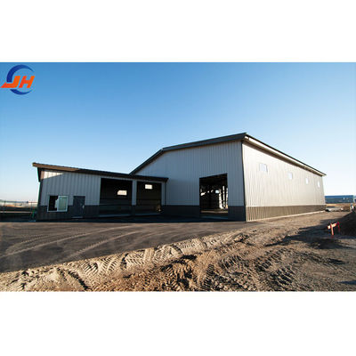 Isolatie-sandwichpaneel Grote span staalconstructie Geprefabriceerd opslaghuis