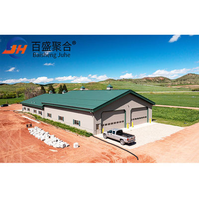 Customisable Size Steel Structure Prefabricated Hall Workshop met aluminium alloy raam