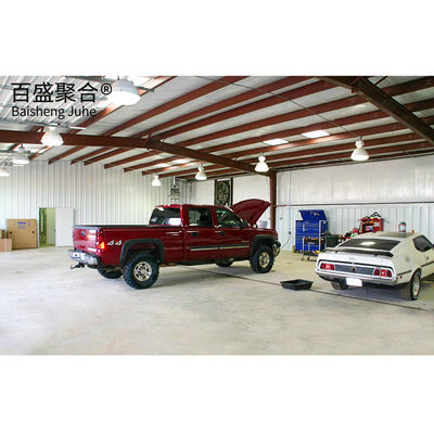 2 Auto Prefab Metal Garage Q235 Q355B Q235 Q235B Q345 Klasse