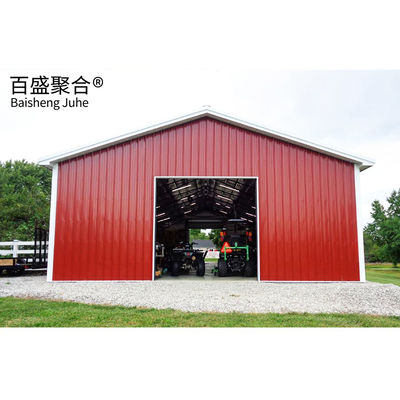 2 Auto Prefab Metal Garage Q235 Q355B Q235 Q235B Q345 Klasse