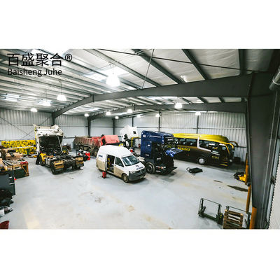 2 Auto Prefab Metal Garage Q235 Q355B Q235 Q235B Q345 Klasse