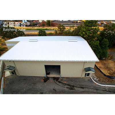Zware opslagruimte staalconstructie geprefabriceerd metalen gebouw met gegalvaniseerd frame