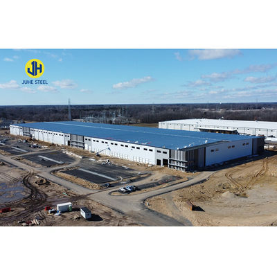 Langdurige levensduur Staalstructuur Prefab Boerderijopslag Metalen magazijn Gebouw Kits Canopy Frame Space